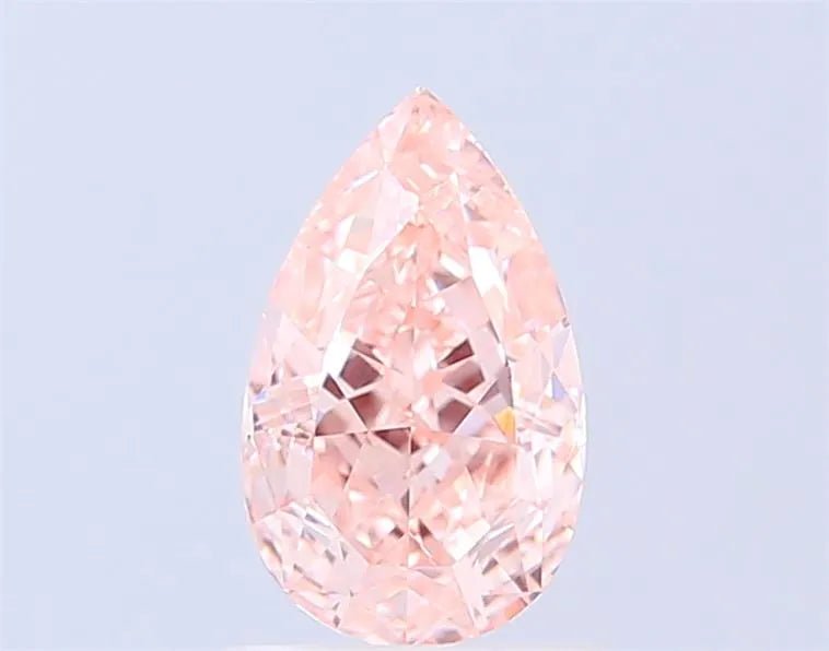 1.65ct Pear Lab Grown Diamond (Colour Fancy Vivid Pink, Clarity VVS1, IGI Certified)