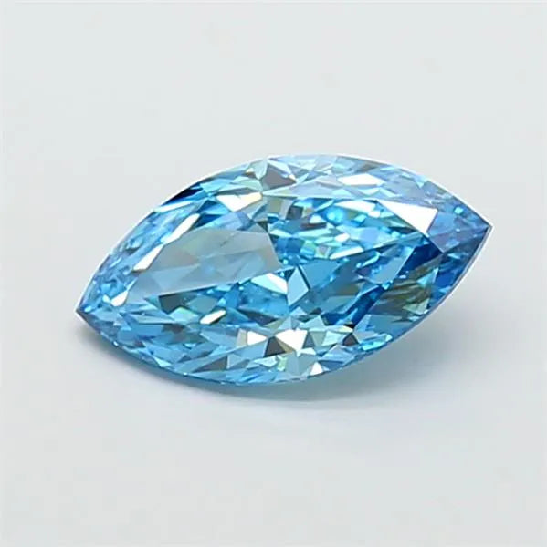 2.01ct Marquise Lab Grown Diamond (Colour Fancy Vivid Blue, Clarity VVS1, IGI Certified)