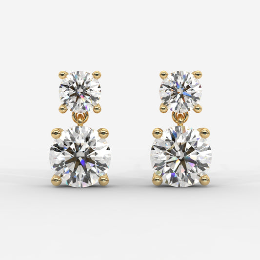 Luna Drop Earrings – Round and Round