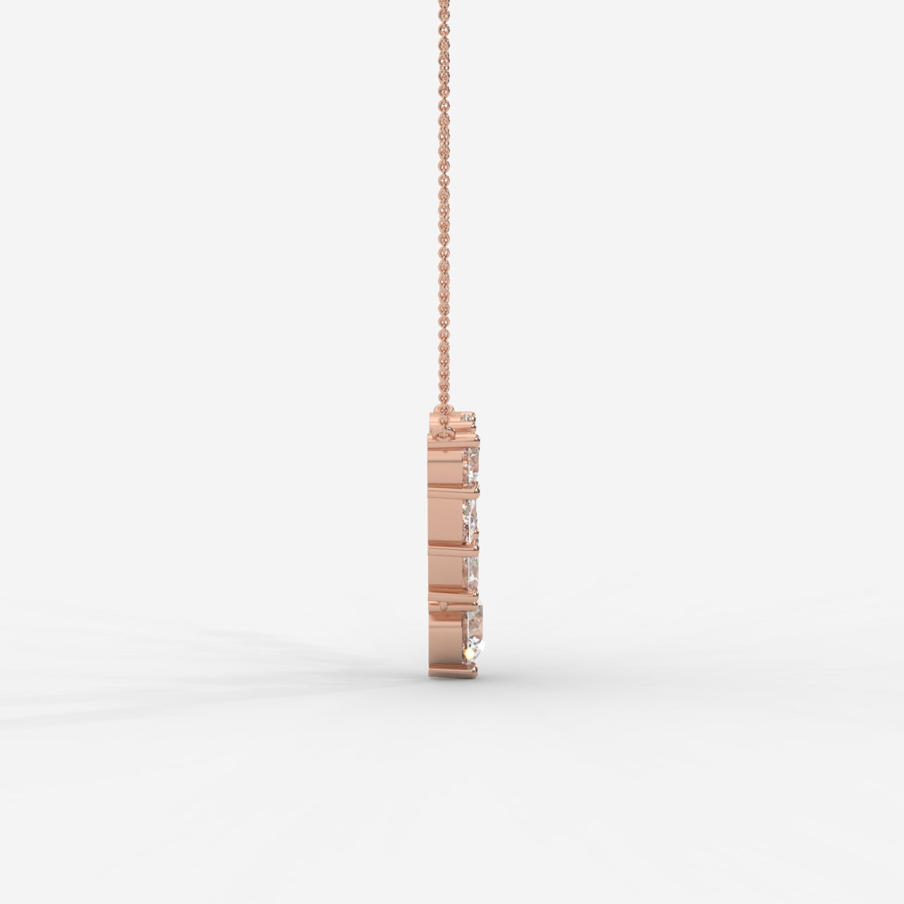 Lyric Mixed Shape Diamond Tennis Necklace 1ctW