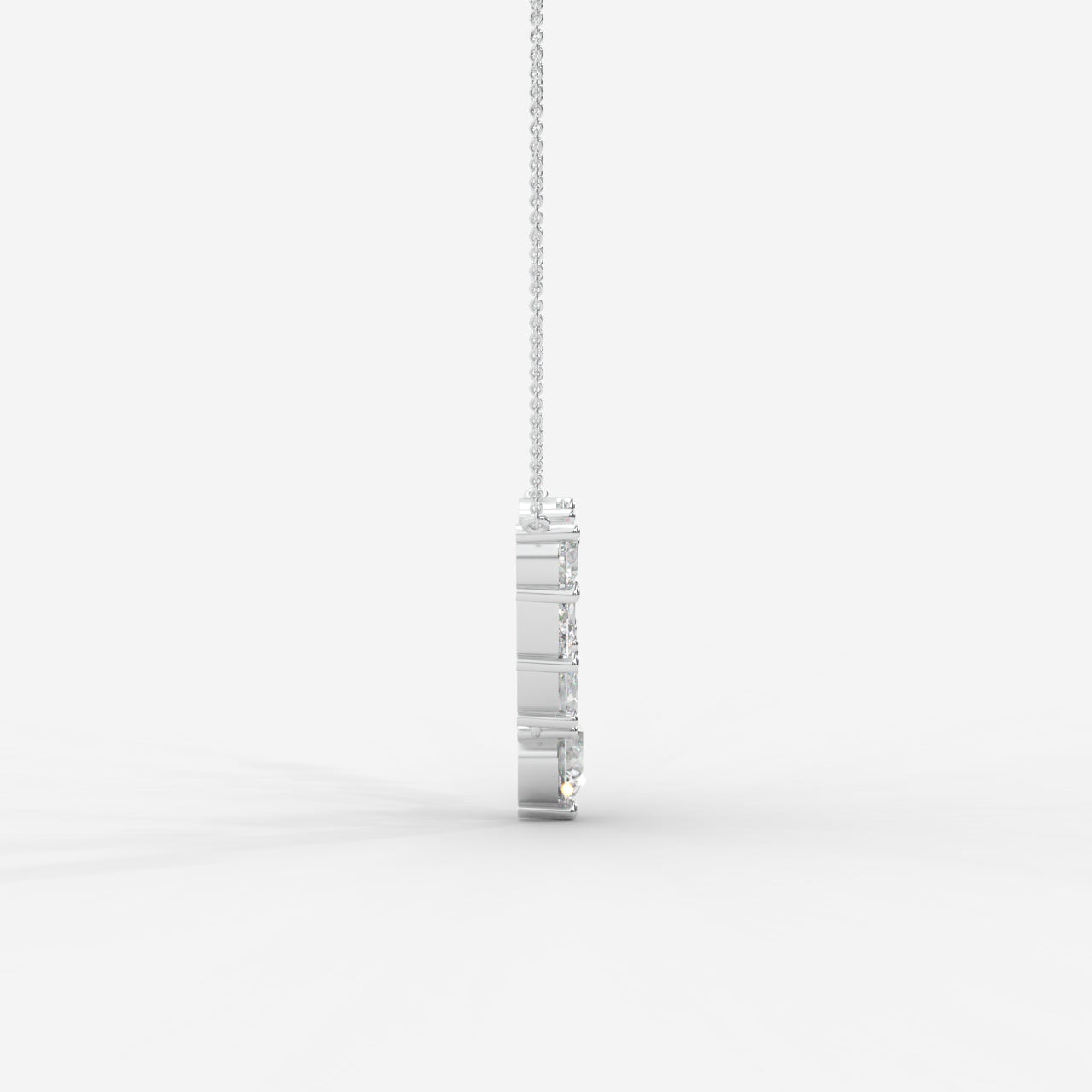 Lyric Mixed Shape Diamond Tennis Necklace 1ctW