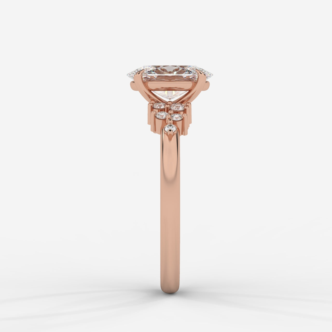 Blair Cluster Diamond Ring - Oval