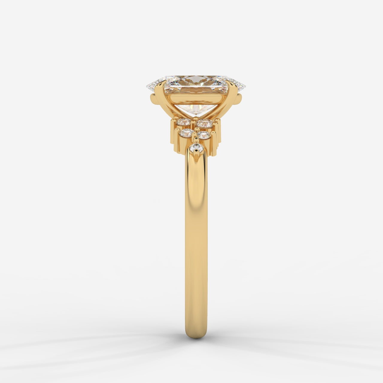 Blair Cluster Diamond Ring - Oval