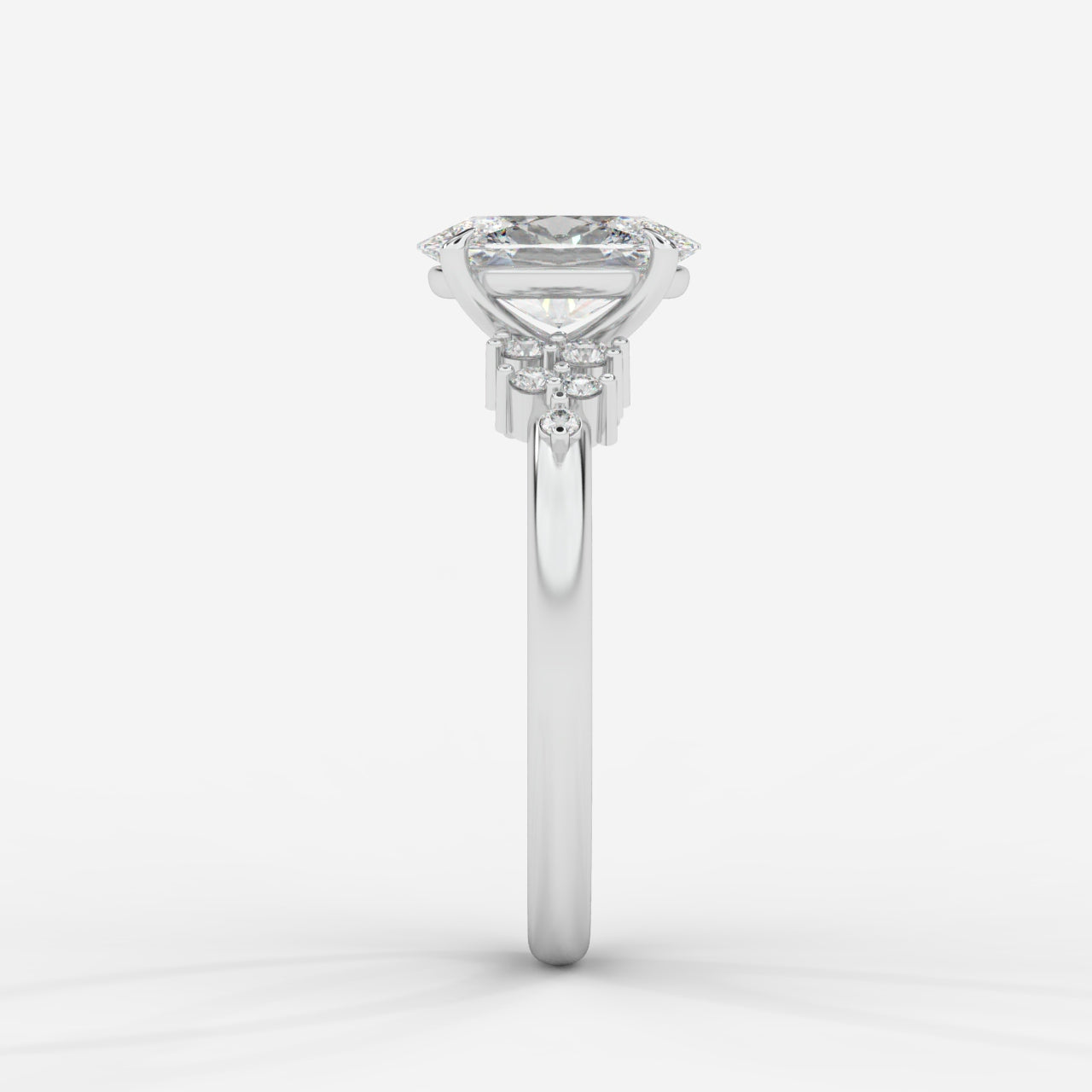 Blair Cluster Diamond Ring - Oval