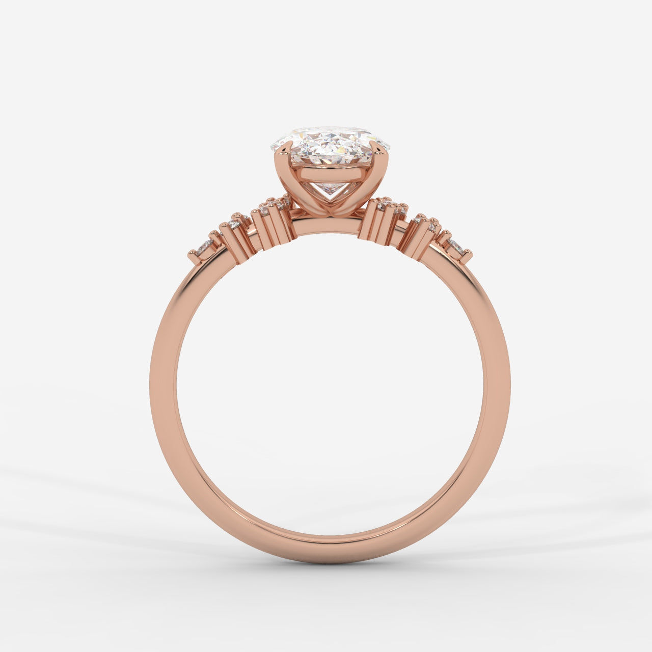 Blair Cluster Diamond Ring - Oval