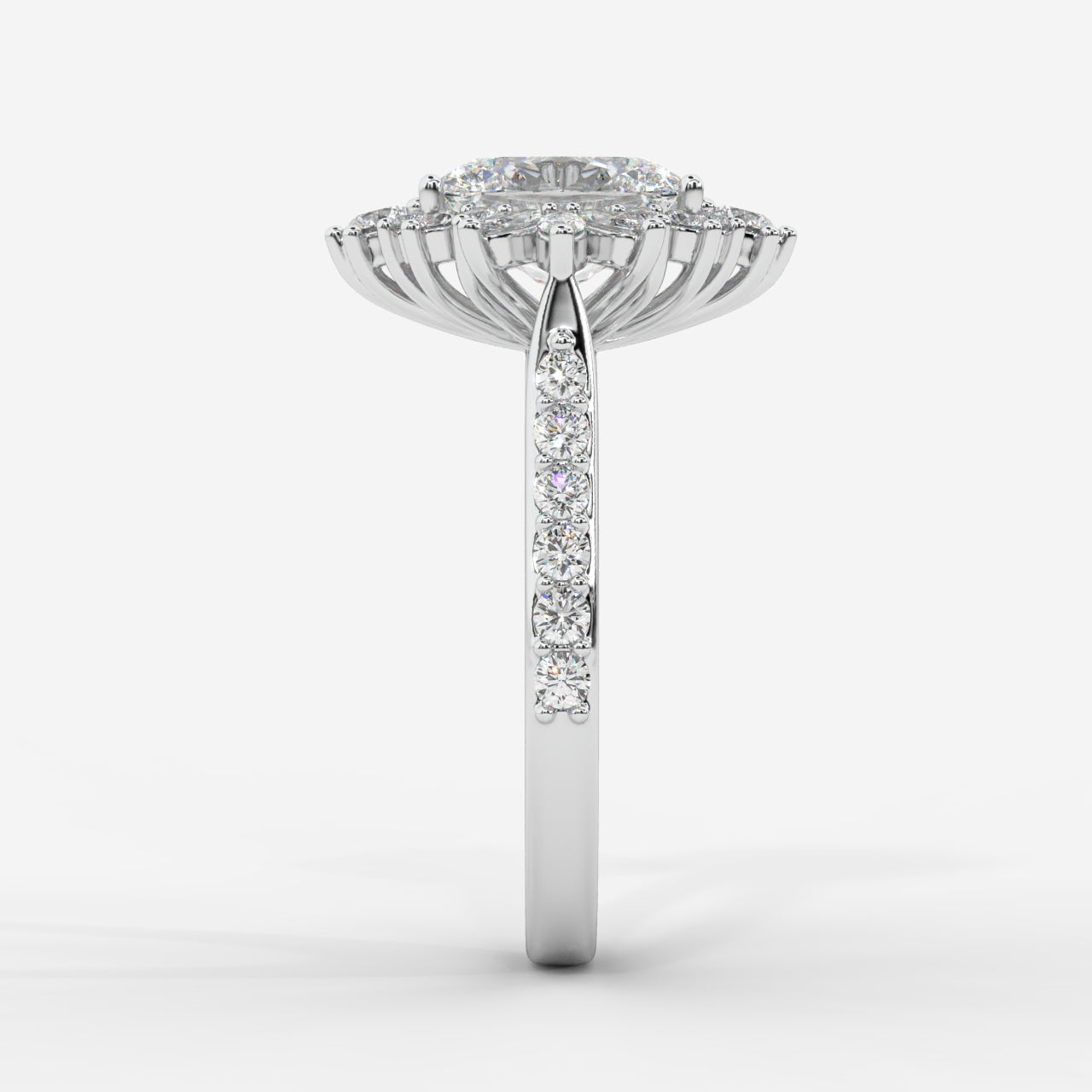 Anastasia Diamond Cluster Ring - Oval