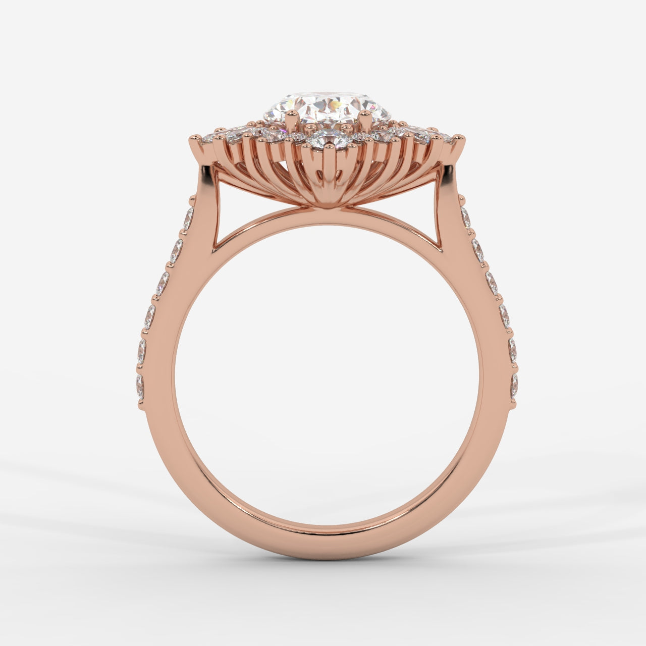 Anastasia Diamond Cluster Ring - Oval