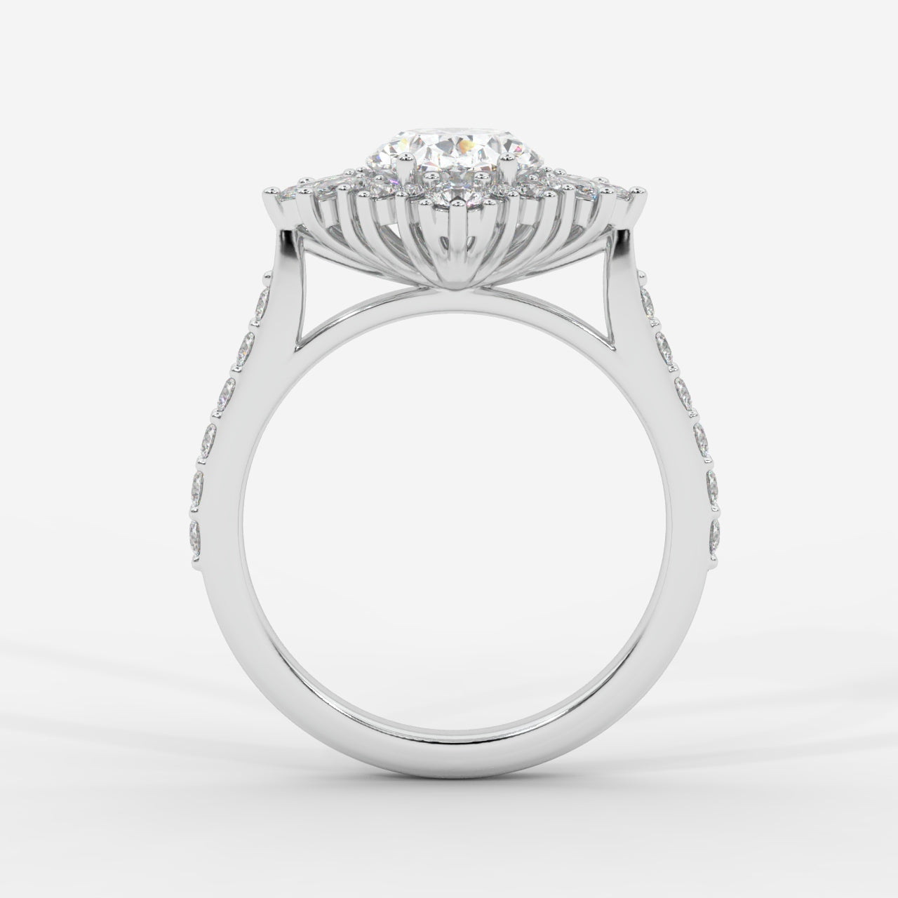 Anastasia Diamond Cluster Ring - Oval
