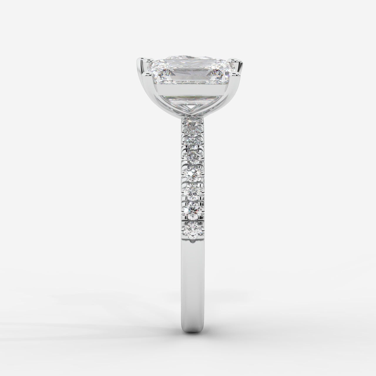Adele Toi et Moi Diamond Ring – Emerald & Pear