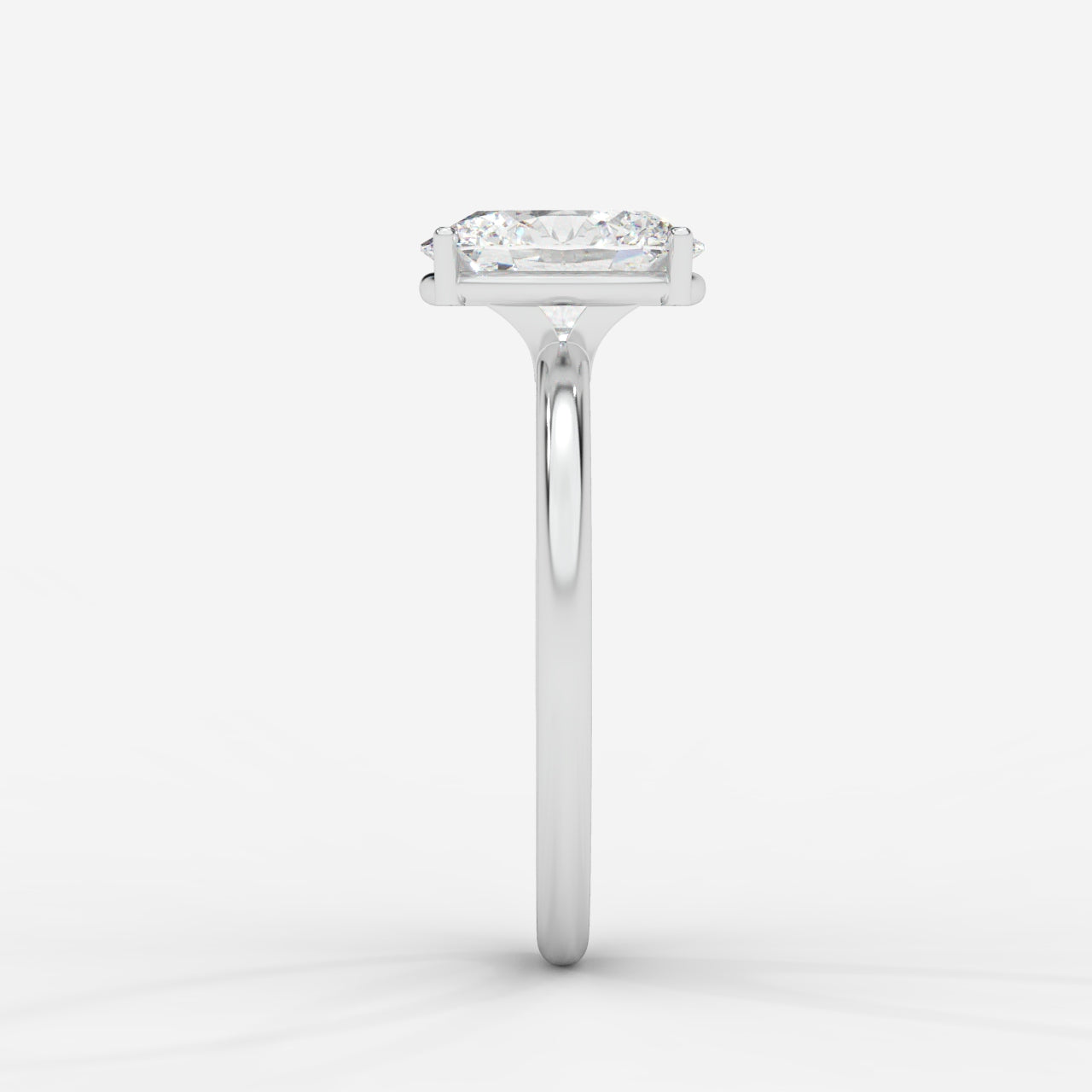Aria Brilliant Diamond Solitaire Ring - Oval