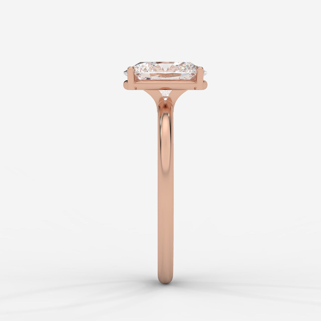 Aria Brilliant Diamond Solitaire Ring - Oval