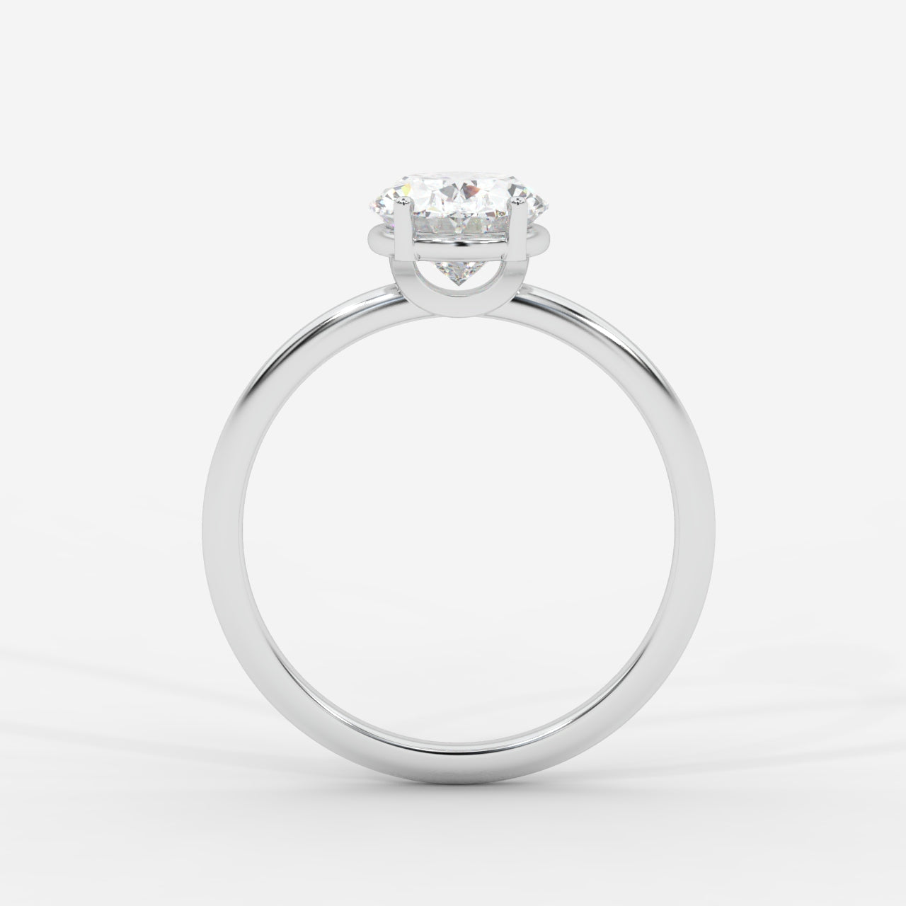 Aria Brilliant Diamond Solitaire Ring - Oval