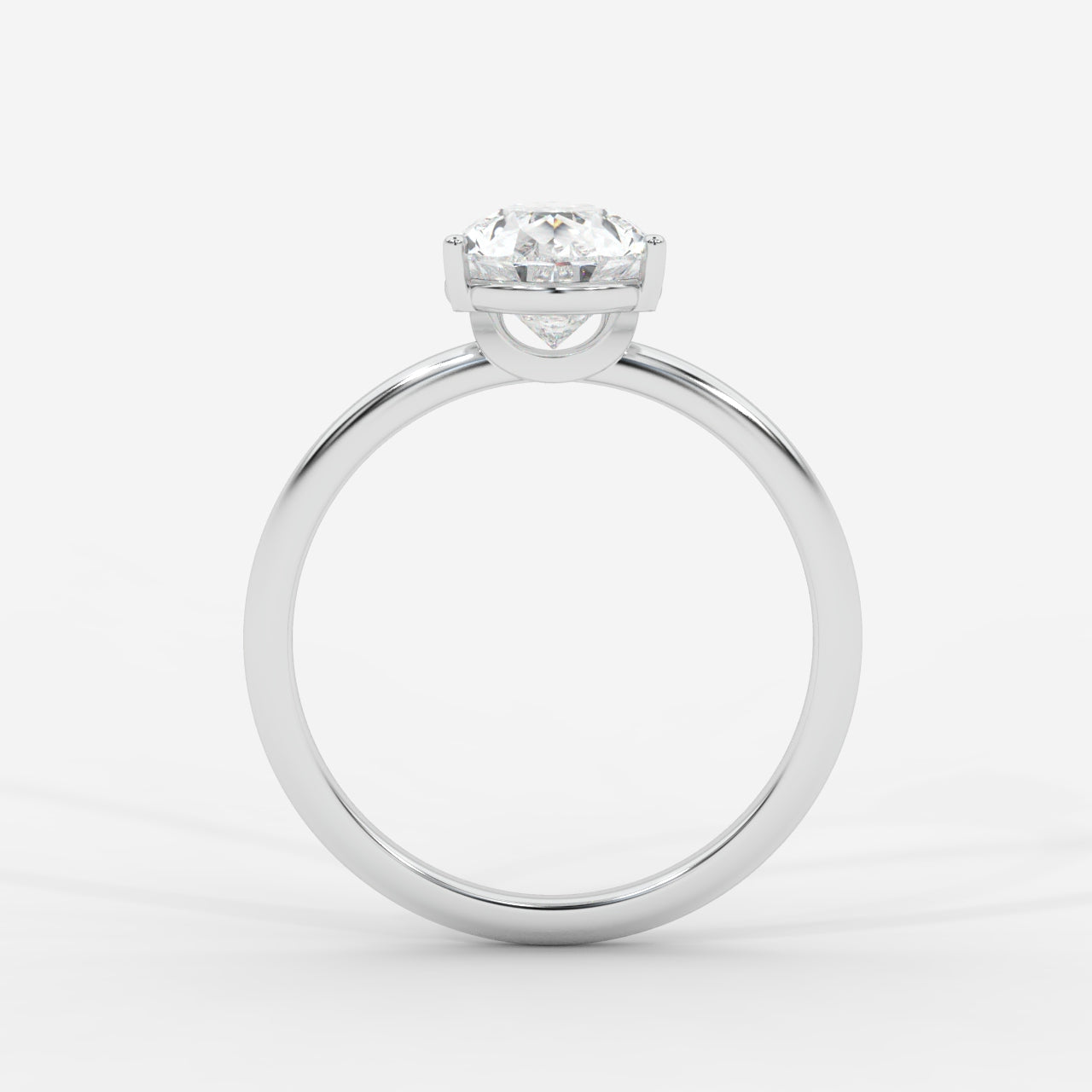 Aria Brilliant Diamond Solitaire Ring - Pear