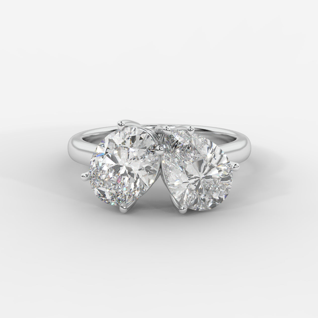 Sage Toi et Moi Ring - Oval & Pear