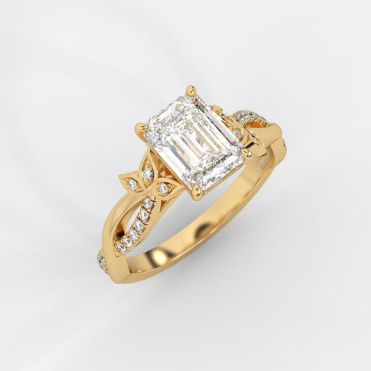 Ivy Vine Ring - Emerald