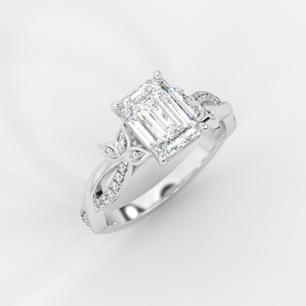 Ivy Vine Ring - Emerald