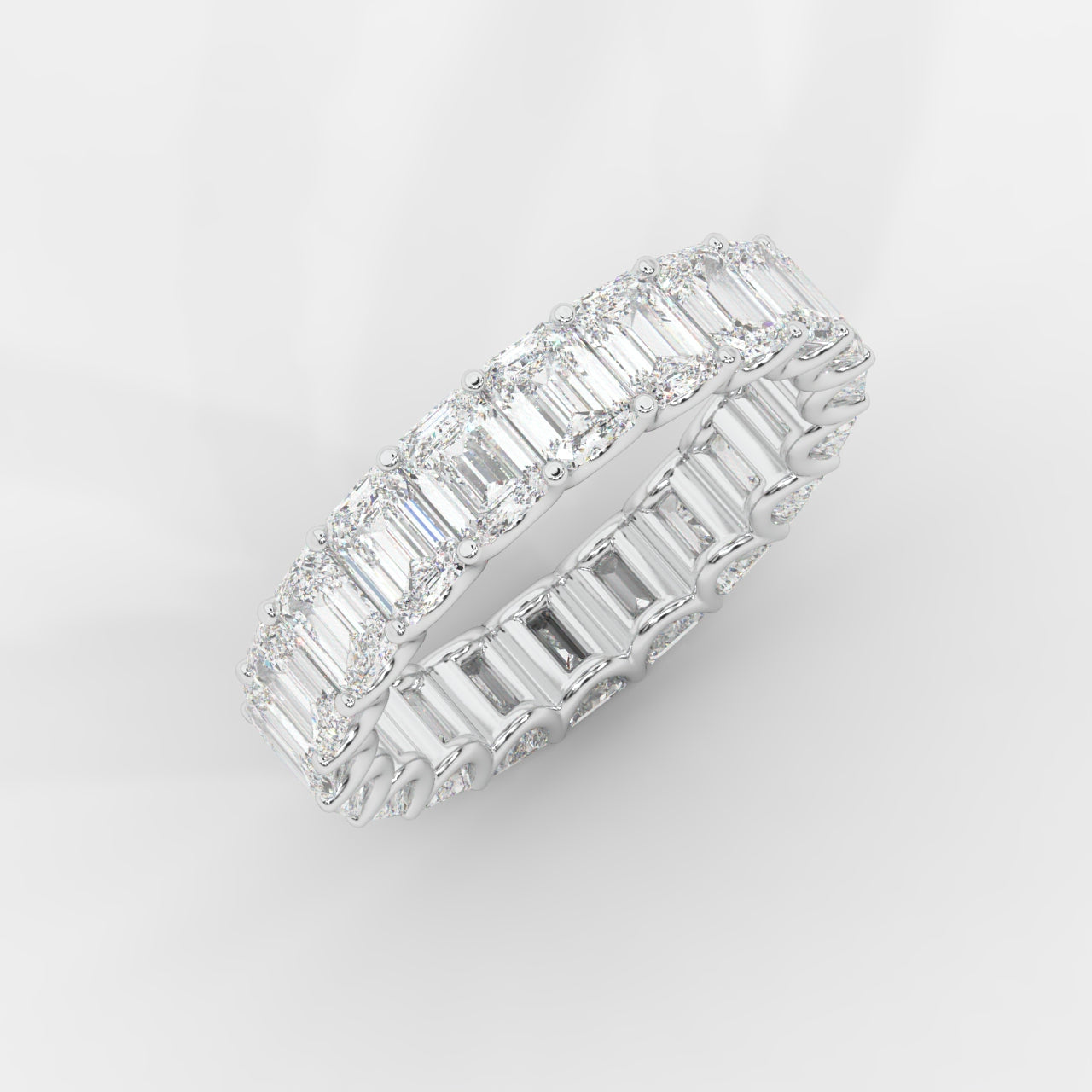 Casey Eternity Band - Emerald