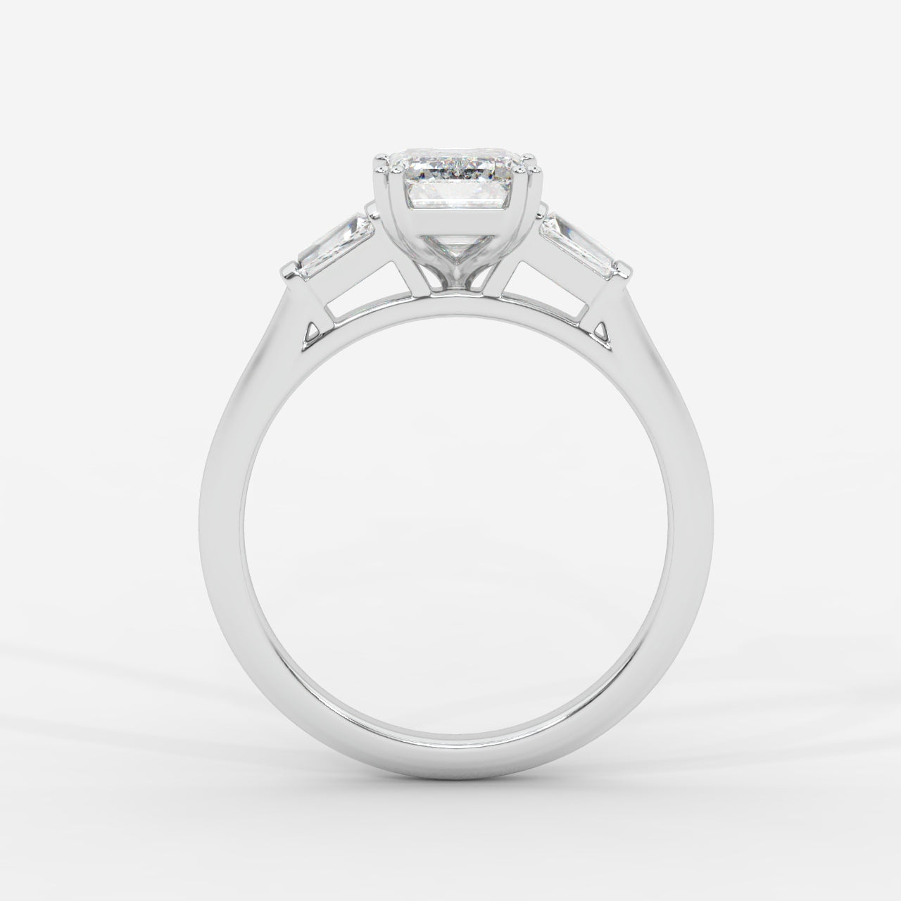 Helena Three-Stone Ring - Emerald