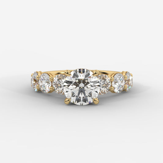 Elizabeth Vintage Ring - Round