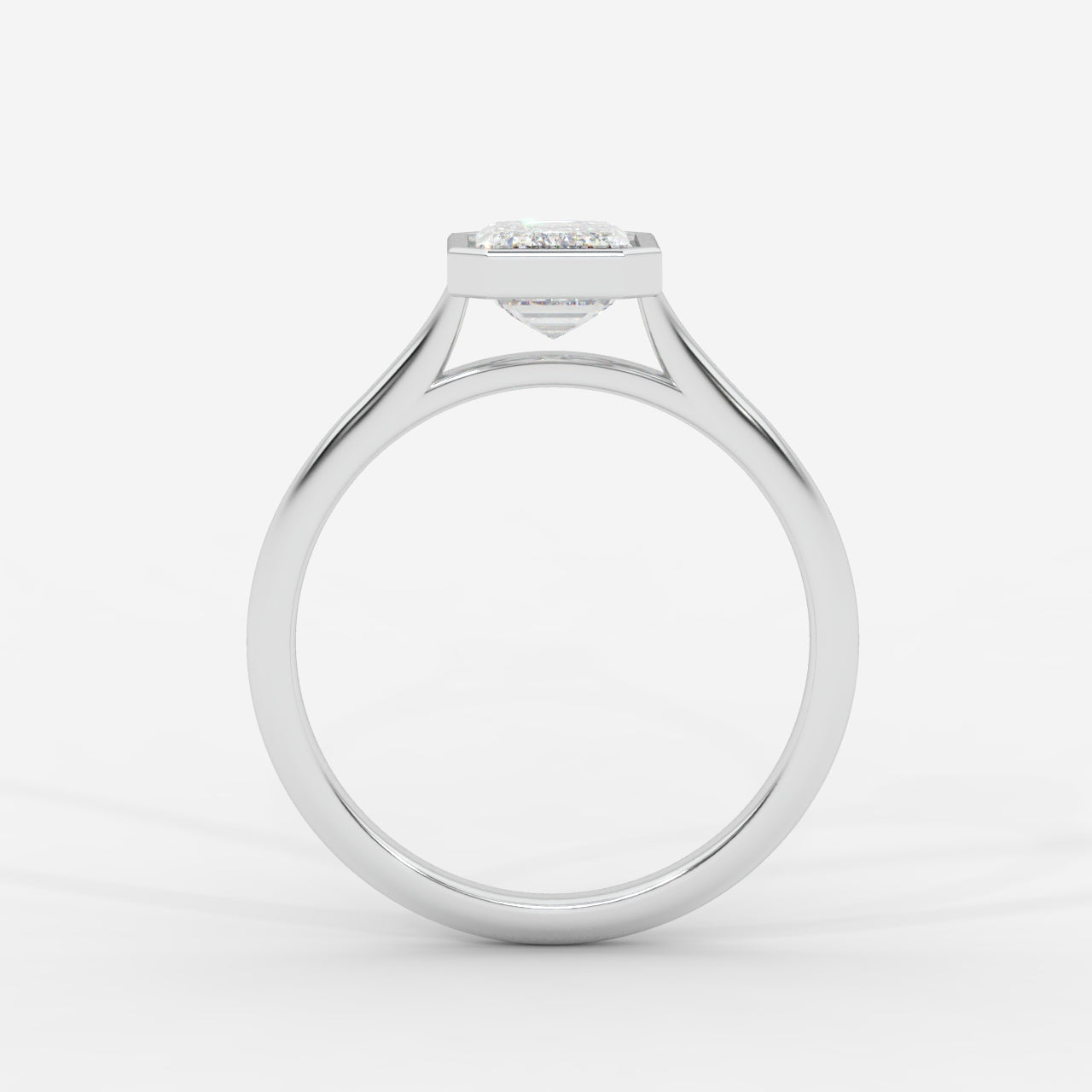 Eden Bezel Solitaire Ring - Emerald