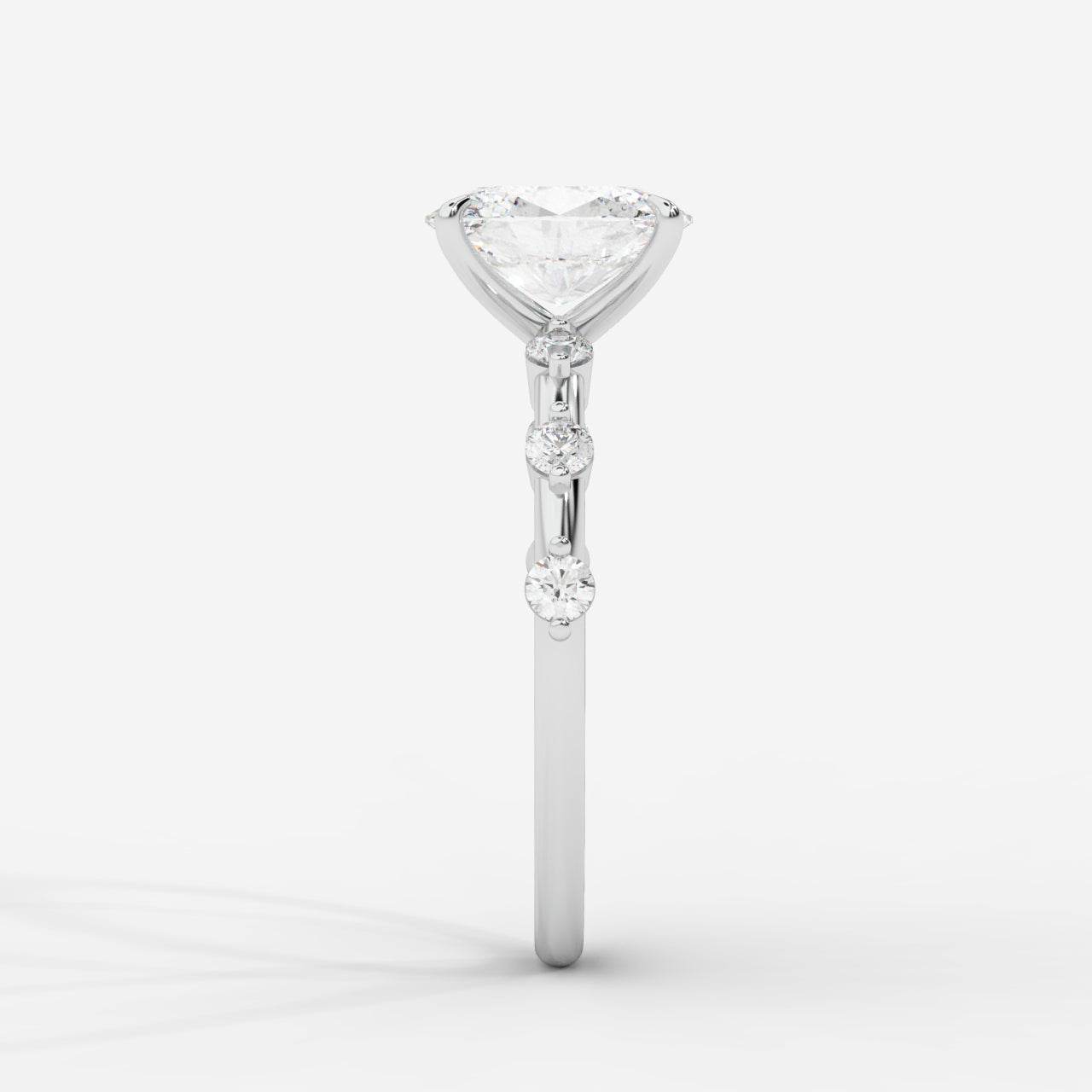 Rosalie Diamond Accent Ring - Oval