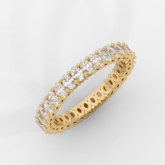 Casey Eternity Band - Oval - AYKA JEWELS