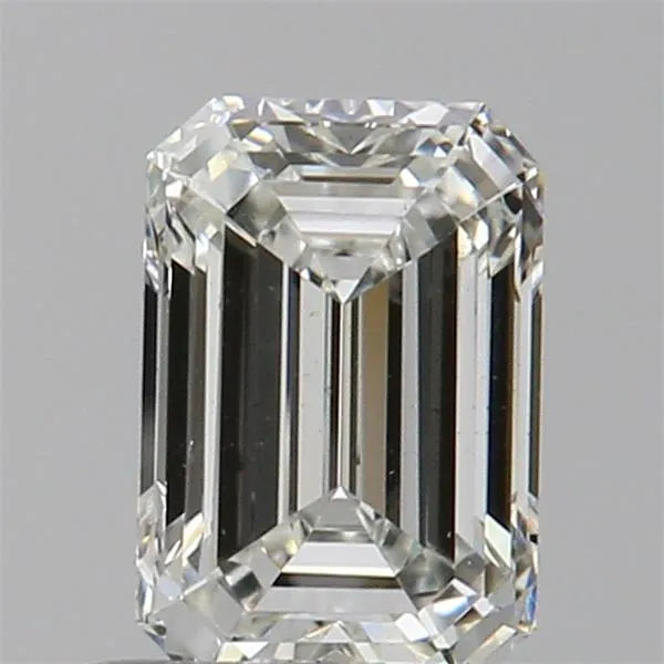 0.71ct Emerald Natural Diamond (Colour F, Clarity VS2, Cut VG, IGI Certified)