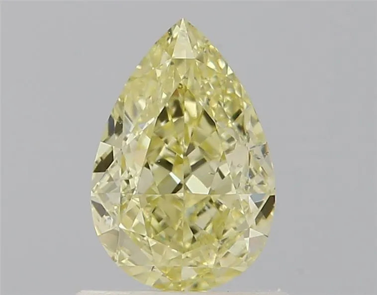 0.80ct Pear Natural Diamond (Colour Yellow, Clarity VS2, Cut VG, IGI Certified)