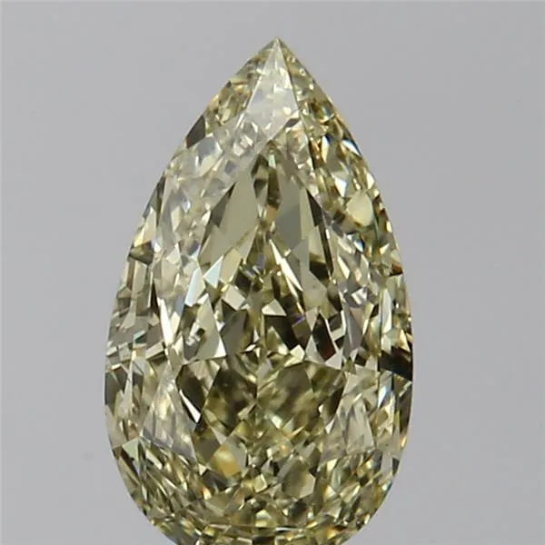1.00ct Pear Natural Diamond (Colour Fancy Yellow, Clarity VS1, GIA Certified)