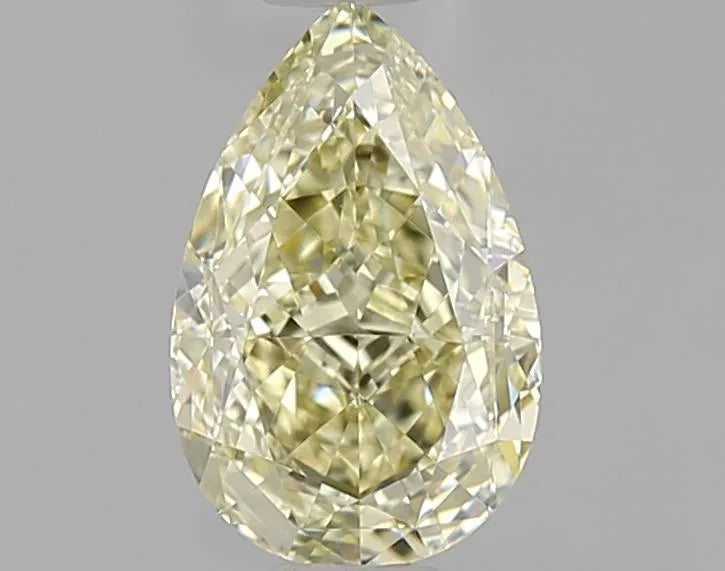 1.01ct Pear Natural Diamond (Colour Fancy Yellow, Clarity VVS1, GIA Certified)