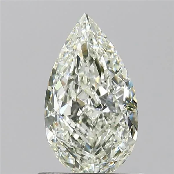 1.01ct Pear Natural Diamond (Colour Very Light Green, Clarity VS2, GIA Certified)