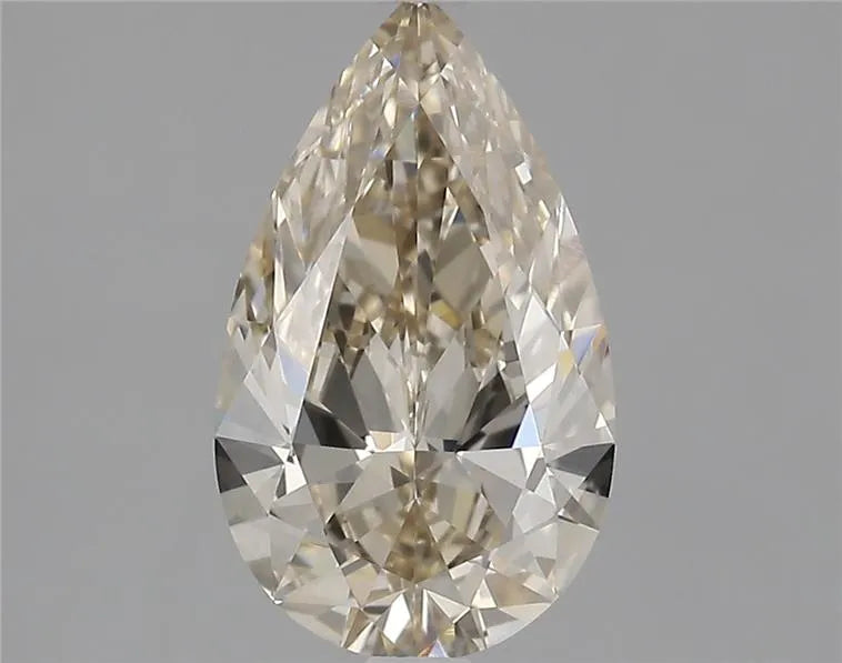 1.30ct Pear Natural Diamond (Colour Fancy Light Brown Yellow, Clarity VVS1, GIA Certified)