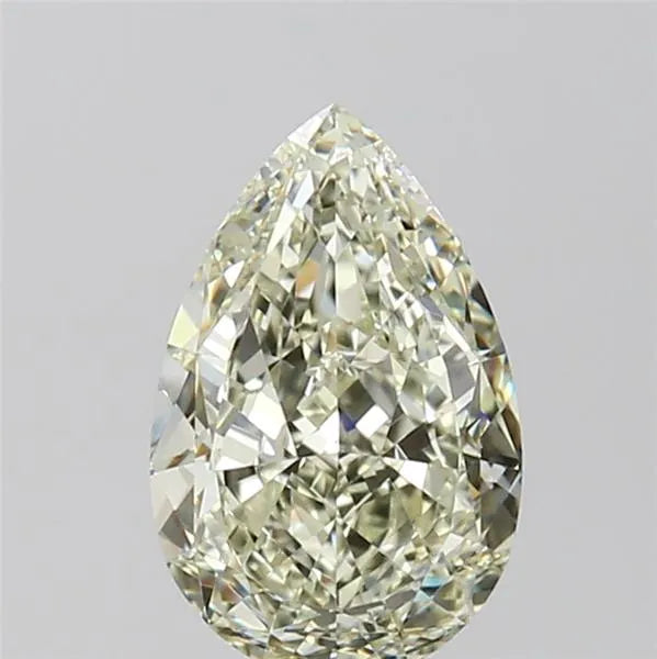 1.37ct Pear Natural Diamond (Colour Fancy Light Green, Clarity IF, GIA Certified)