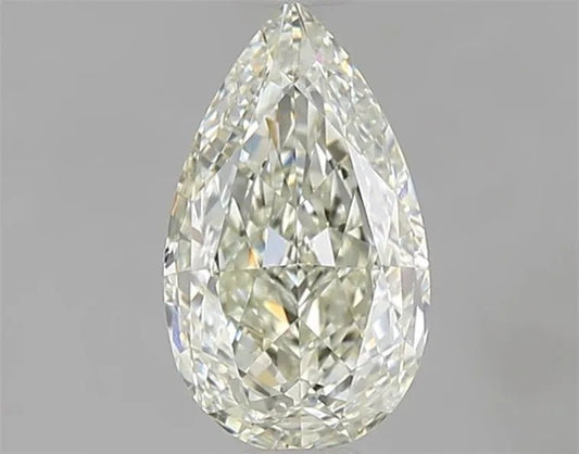 1.05ct Pear Natural Diamond (Colour Fancy Light Green, Clarity IF, GIA Certified)