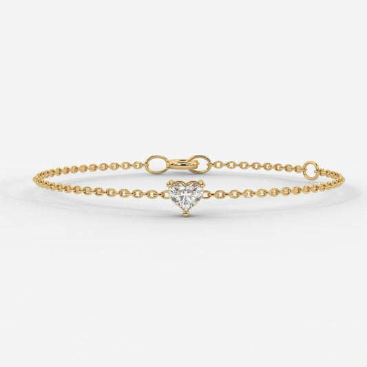 0.30 CT Heart Bracelet