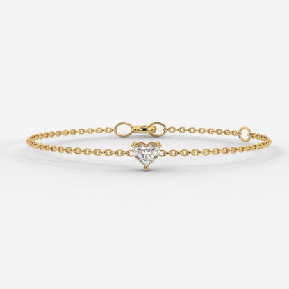 🎁 0.30 CT Heart Bracelet (100% off)
