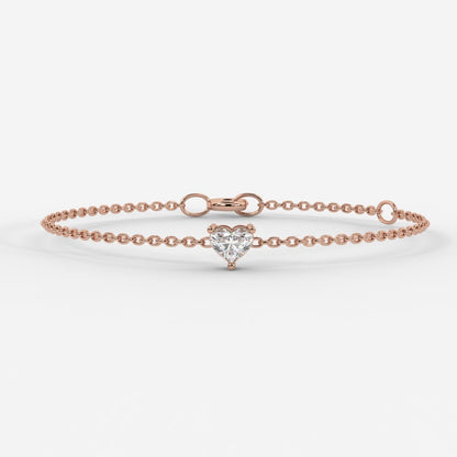 0.30 CT Heart Bracelet
