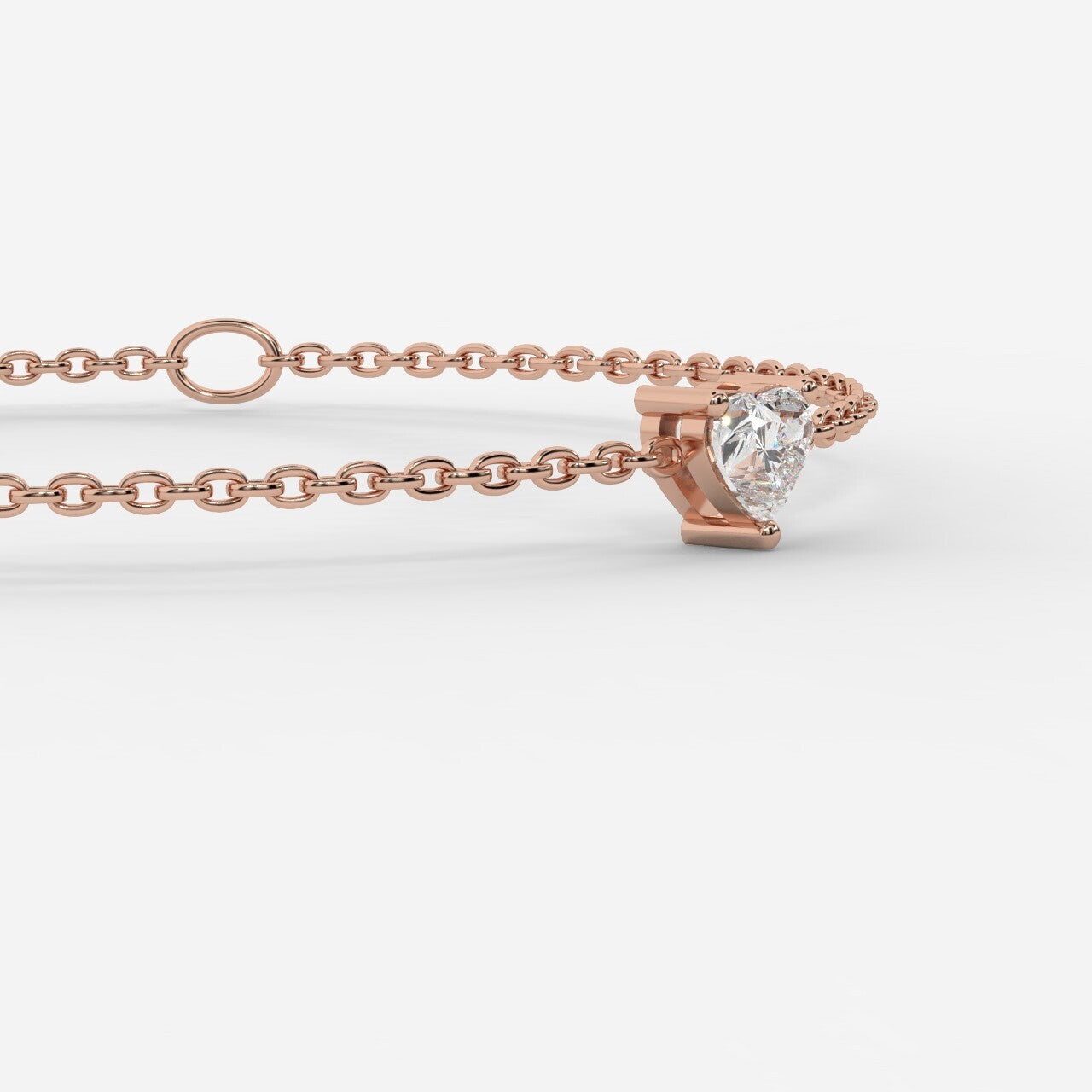0.30 CT Heart Bracelet