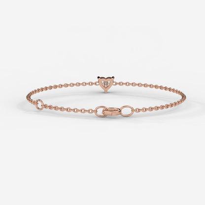 0.30 CT Heart Bracelet