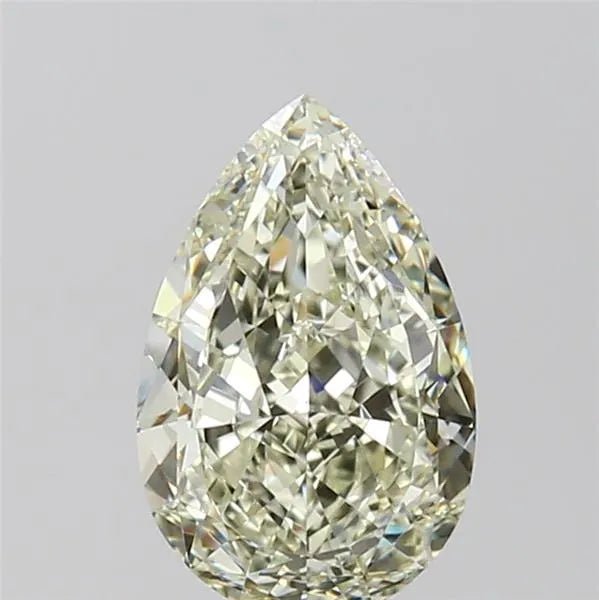 1.37ct Pear Natural Diamond (Colour Fancy Light Green, Clarity IF, GIA Certified)