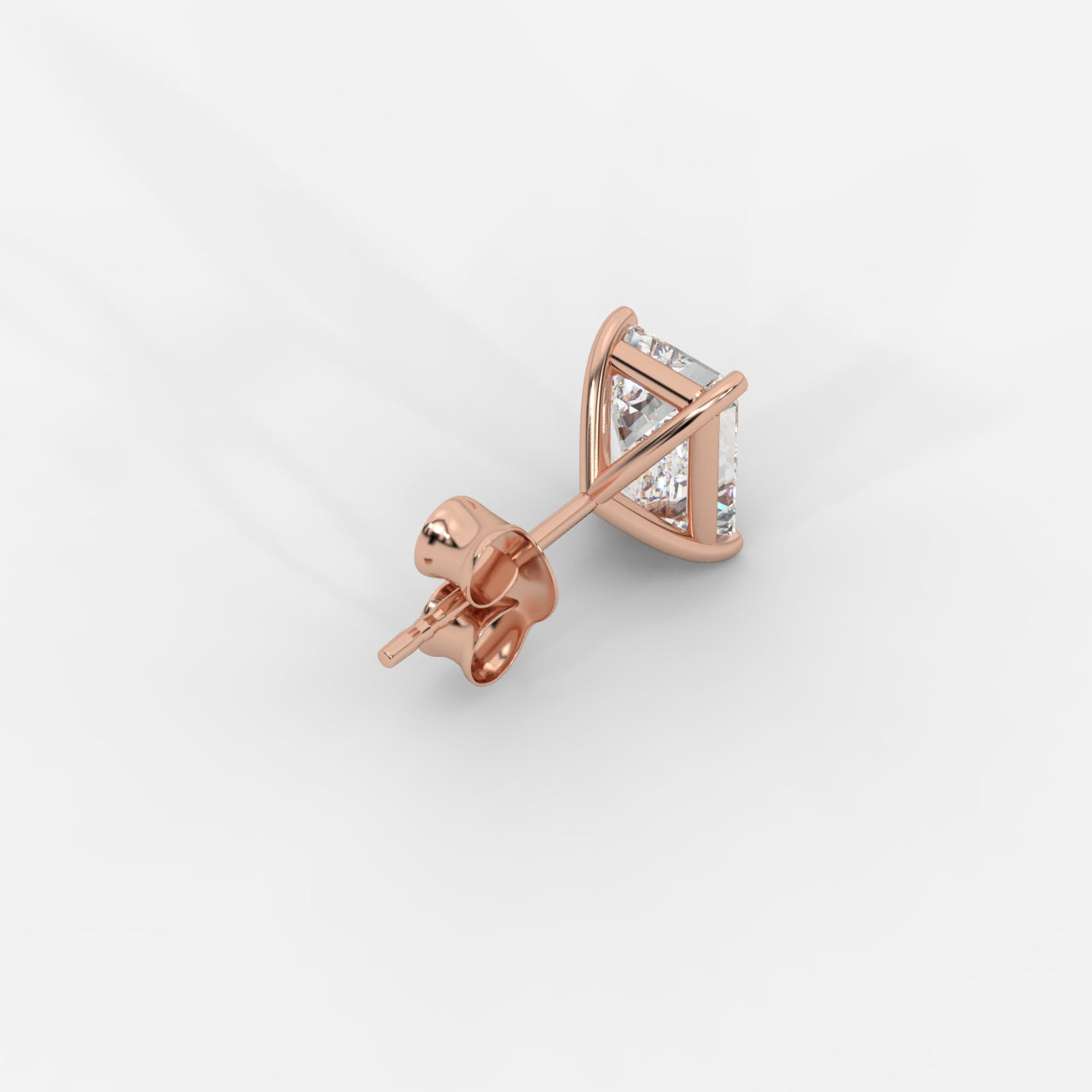 Elise Classic Diamond Stud Earrings – Emerald