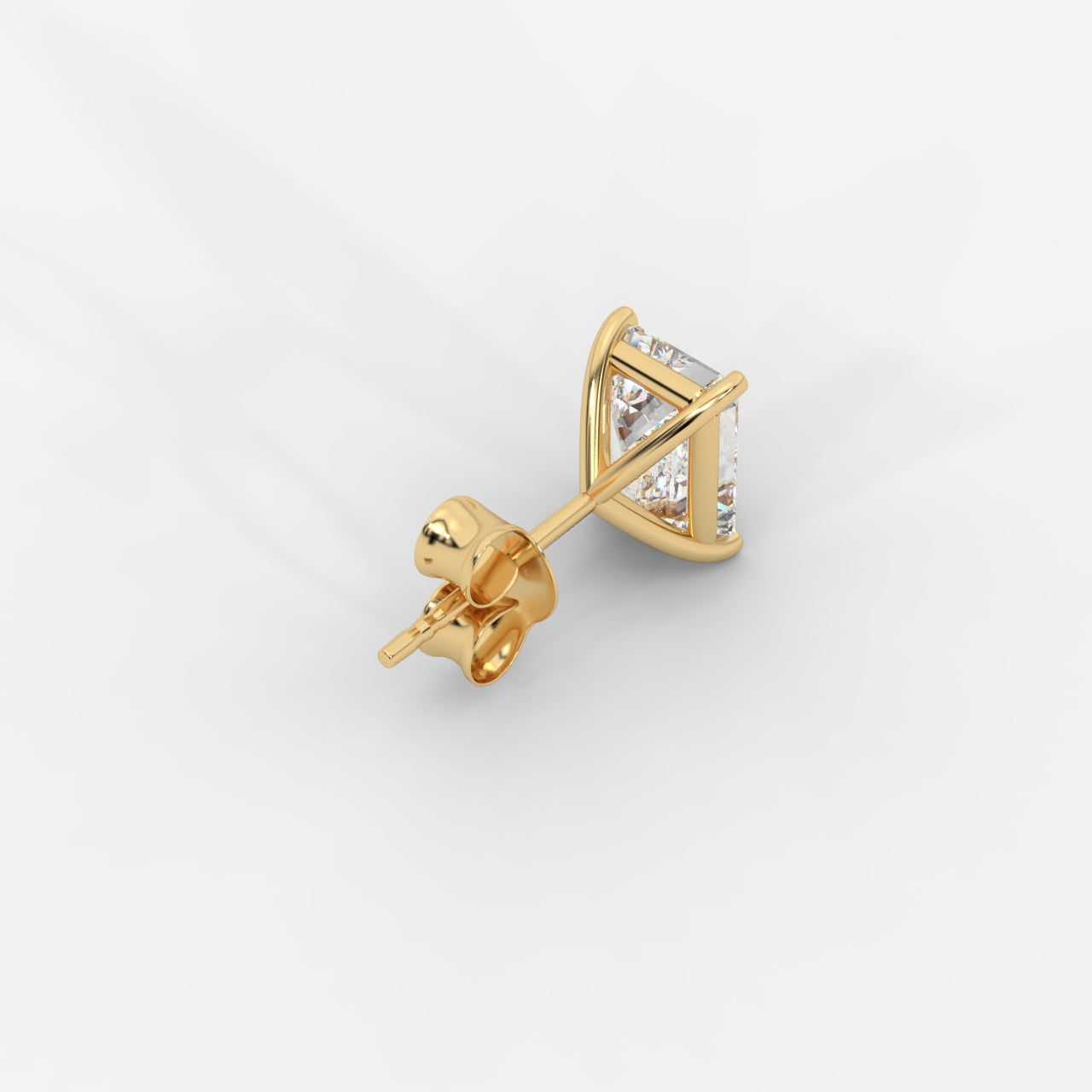 Elise Classic Diamond Stud Earrings – Emerald