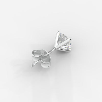 Elise Classic Diamond Stud Earrings – Round