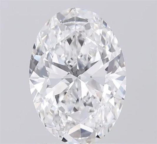1.60ct Oval Lab Grown Diamond (Colour D, Clarity VVS2, IGI Certified)