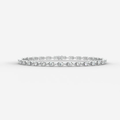 XO Tennis Bracelet - Round