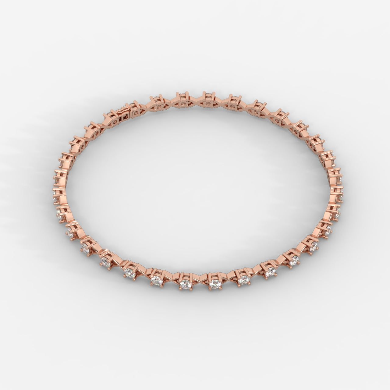 XO Tennis Bracelet - Round