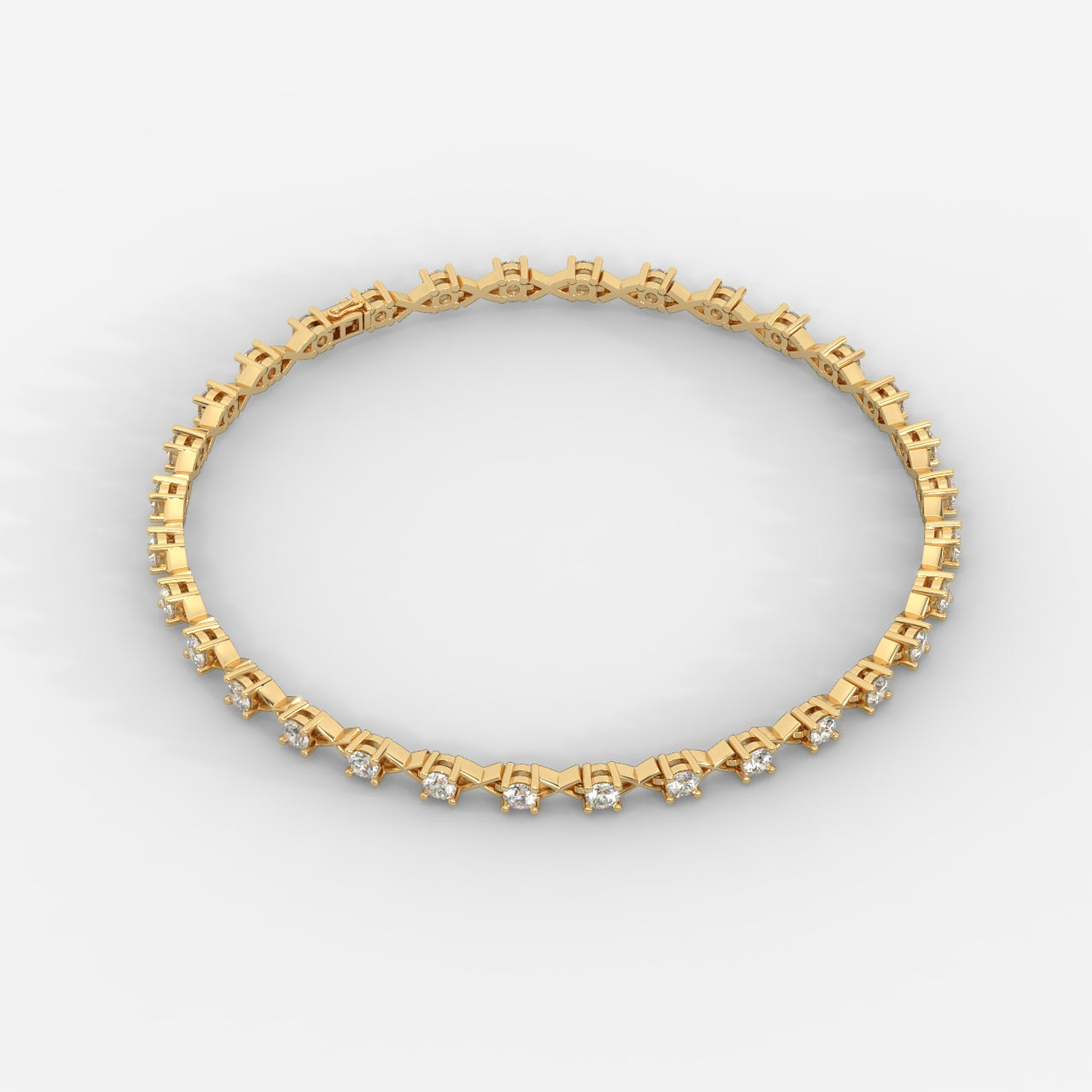 XO Tennis Bracelet - Round