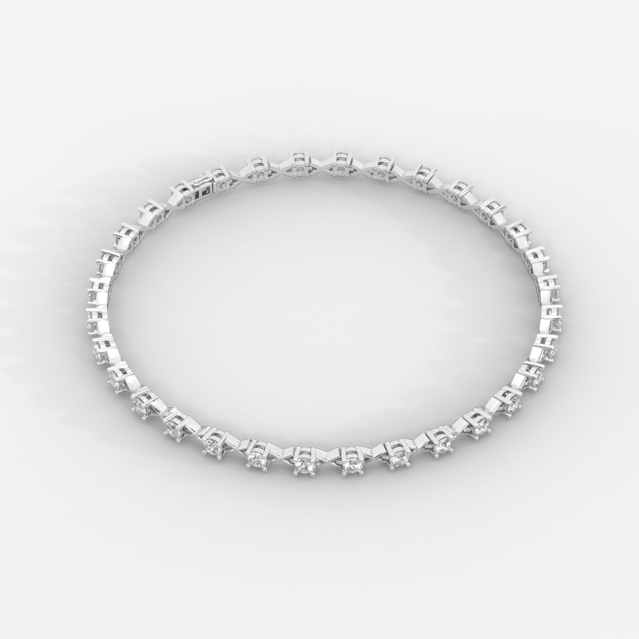 XO Tennis Bracelet - Round