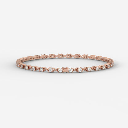 XO Tennis Bracelet - Round
