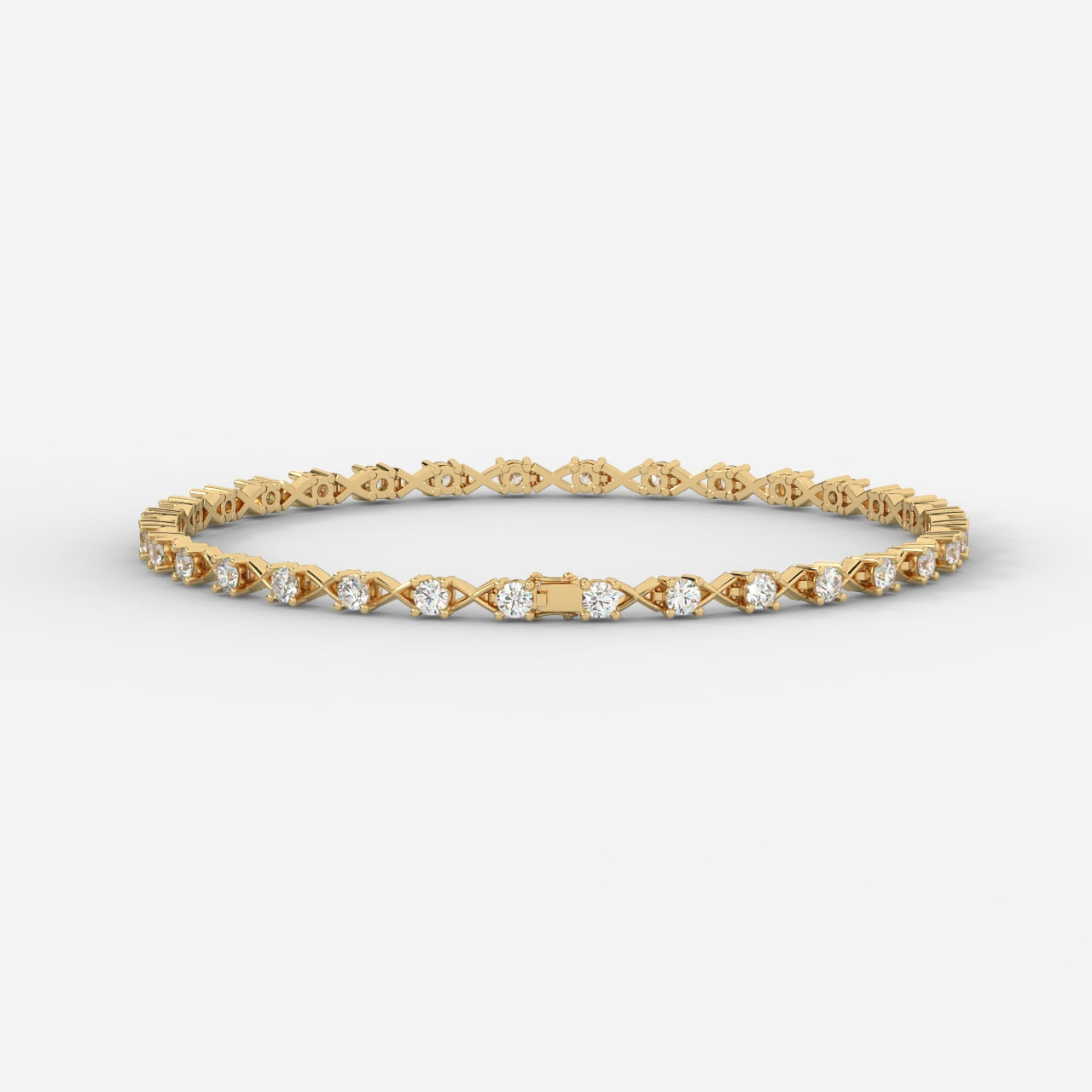 XO Tennis Bracelet - Round